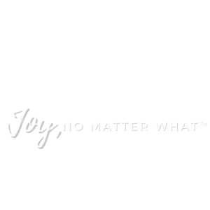 Joy No Matter What image white