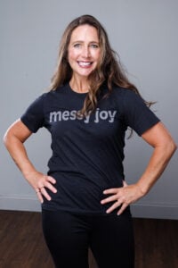 Robin Shear-messy joy tee